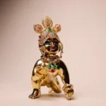 Original AD Stone Jewellery Set for Laddu Gopal | Premium Handcrafted Shringar | Peacock Design