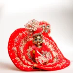 Premium Designer Laddu Gopal Poshak | Handcrafted Embroidered Krishna Dress with Pearl & AD Stone Work