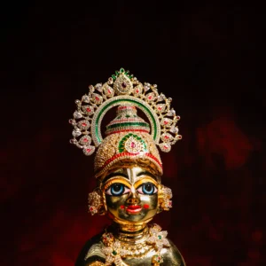 Luxury Original AD Stone Temple Mukut Shringar Set for Laddu Gopal | Premium Handcrafted Jewellery | My Sacred Company 5No.